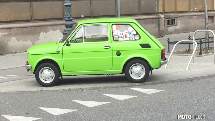 Fiat 126p – Takiego fiacika spotkałem dzisiaj w Krakowie  
