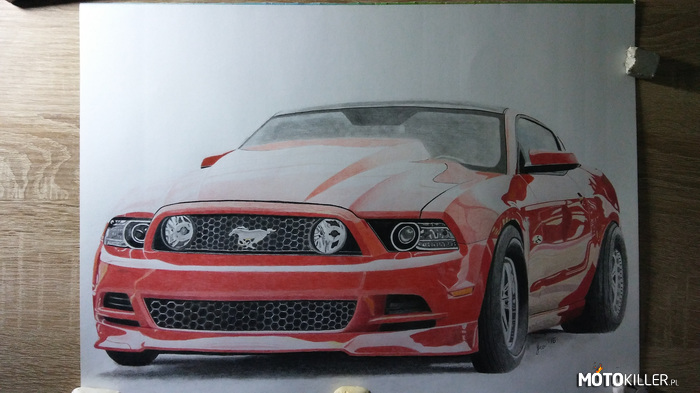 Mustang – Ford Mustang ~2008 więcej na: 
https://www.facebook.com/DrawingsbyPako/?ref=aymt_homepage_panel 