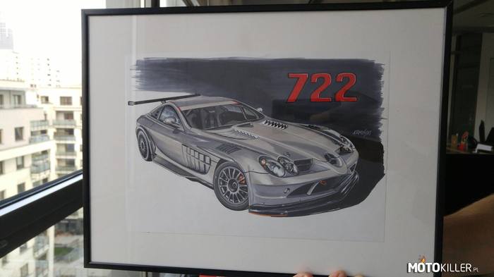 722 – Nasz kolega Tomasz Kamiński ma niebywały talent do rysowania aut. To zdjęcie jego rysunku, który jest wystawiony na aukcji charytatywnej.
Więcej jego prac oraz post z linkiem do akcji Pomoc dla Ewelinki w źródle. 