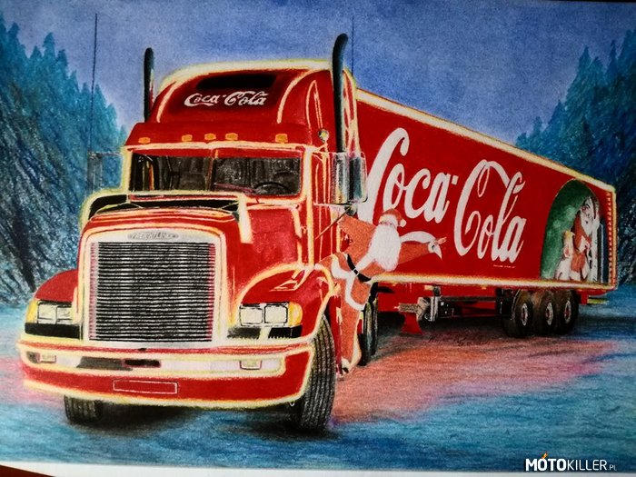 Świąteczna Ciężarówka Coca Coli – Od 2008r, po Polsce w świątecznej trasie śmigają Freightlinery FLD 120 ustrojone 300 metrami lampek i oklejone 65 metrami kwadratowymi czerwonej folii odblaskowej, która wzmacnia efekt oświetlenia całości. 