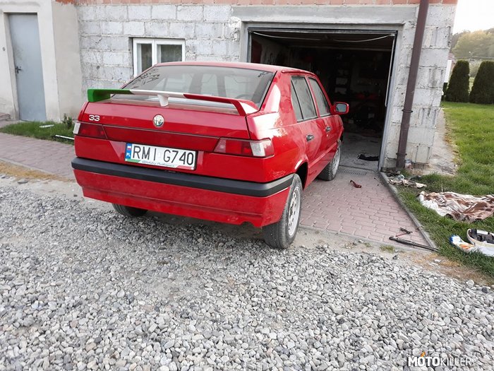 Alfa Romeo 33 – Alfa Romeo 33 1.6 Boxer auto jeszcze nie gotowe ale już niedługo wyjedzie na drogi :) 