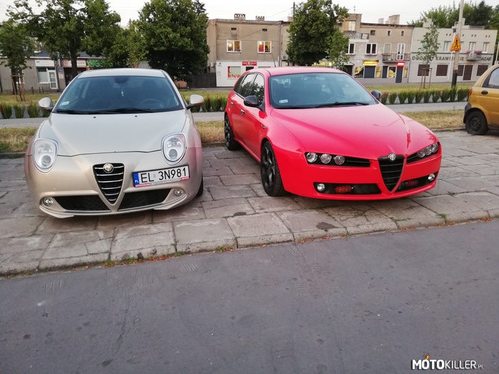 Alfy dwie – Alfa Romeo 159 by M4K i Alfa Romeo Mito żony 