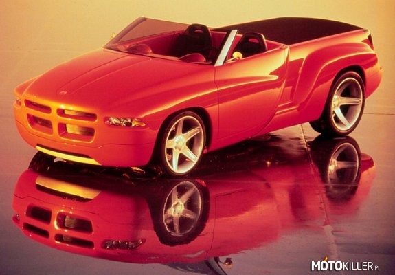 Dodge Sidewinder Concept 1996 – Patrząc na przód przywodzi na myśl samochód &quot;Slamvan&quot; z GTA San Andreas :D 