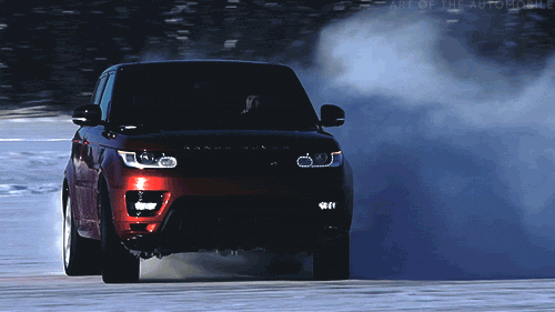 Range Rover Sport – Niby zwykły SUV, a na tego gif&apos;a i tak można patrzeć bez końca. 