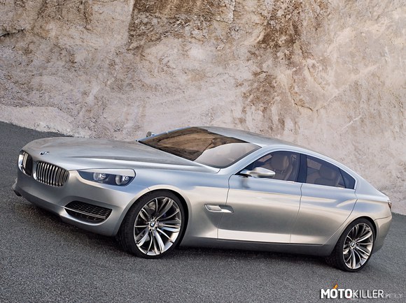BMW concept cs – Prawda że piękny? Miał być konkurencją dla Mercedesa CLS ale z powodu kosztów nie zdecydowano się wprowadzić go do produkcji. 