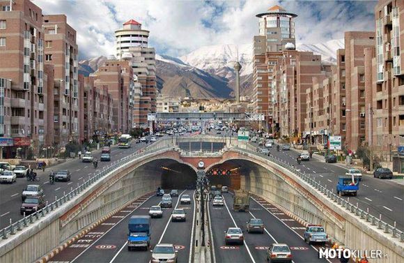 Teheran – W Teheranie to mają widoki (no i drogi) 