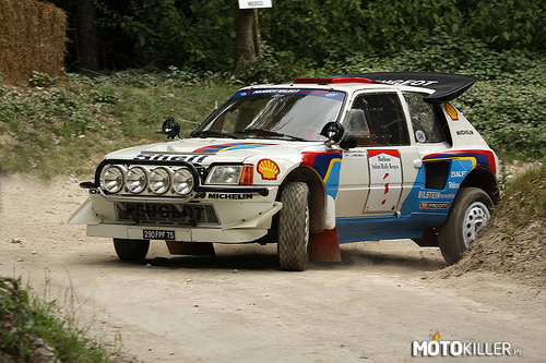 Peugeot 205 – W latach 80. triumfował w wyścigach min. Rajdzie Paryż-Dakar i na Oes-ach. 