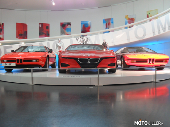 Muzeum BMW- BMW M1 ,M1 Hommage i Turbo –  