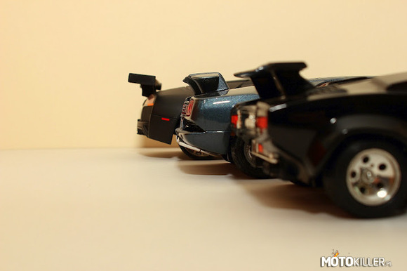 Zgrabne tyłeczki – Lamborghini Countach, Diablo i Murcielago LP640, modele w skali 1:24 