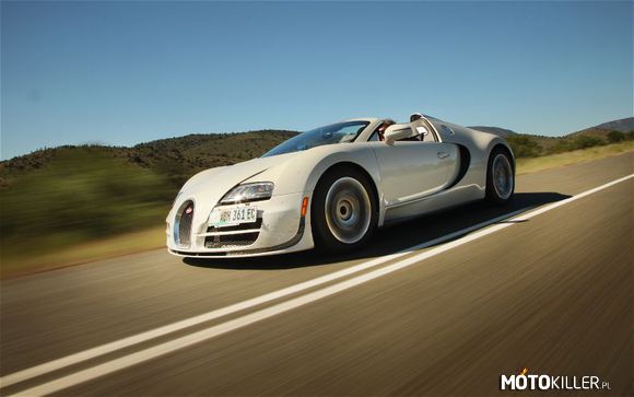 Bugatti Veyron Grand Sport Vitesse – Arterią rdzenia pędzą do mózgu  gorączkowe impulsy, ale Bugatti jest szybsze. 