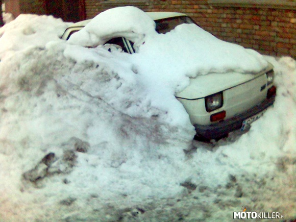 Śnieg – To się nazywa brak szanowania samochodu 