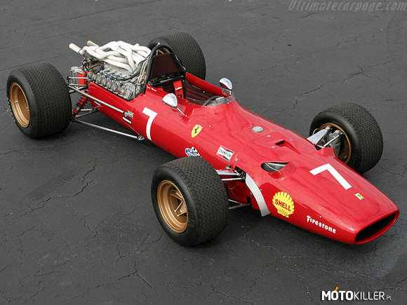 Ferrari 312 – Silni 3,3 litra V12 
I sama estetyka wyglądu jak dla mnie Ponadczasowa po prostu czerwona strzała f1 