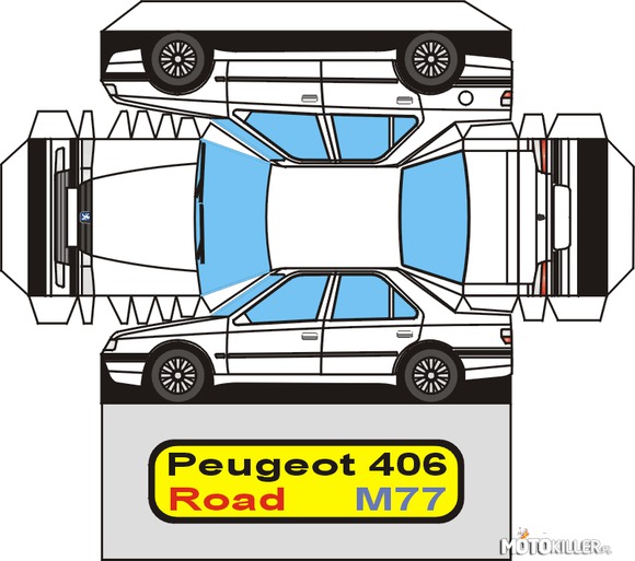 Peugeot 406 – sklej go sobie 