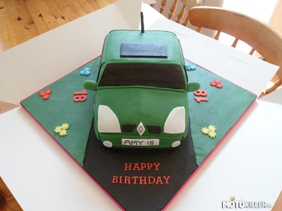 Każdy by chciał tort w kształcie samochodu, prawda? ) \