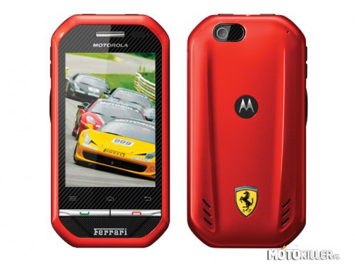 Motorola i867 Ferrari – Można powiedzieć, że maska Ferrari, a silnik Malucha, ponieważ jeżeli chodzi o wygląd jest jak najbardziej ładna, ale podzespoły ma bardzo słabe. Ale telefon w sam raz dla motomaniaka. ;D Cena nie przekracza 2tyś. :) 