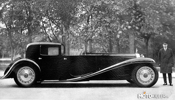 Bugatti Royale... – średnica zawracania tankowca 