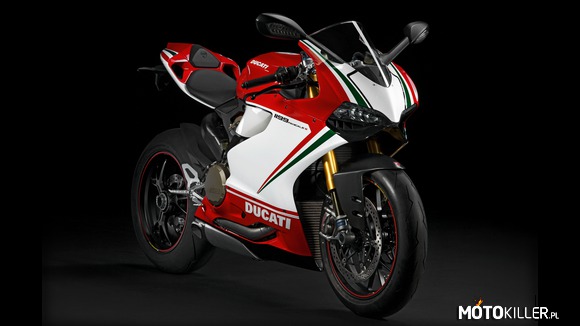 Ducati Superbike 1199 Panigale S Tricolore – Ducati 1199 Panigale − motocykl sportowy firmy Ducati, zaprezentowany na targach EICMA. Nazwa pochodzi od miasteczka produkcyjnego Borgo Panigale. W chwili zaprezentowania motocykl miał najmocniejszy na świecie, seryjnie produkowany dwucylindrowy silnik osiągający 195 KM przy 10,750 rpm i 98,1 Nm momentu obrotowego przy 9000 obr[1]. 1199 ma najwyższy stosunek mocy do masy i momentu obrotowego do masy wśród obecnie produkowanych motocykli. Silnik jest głównym elementem struktury nośnej motocykla - zamontowane są do niego m.in: wahacz, tylny amortyzator, rama pomocnicza, osprzęt, wydech oraz podnóżki pasażera.


*_* 