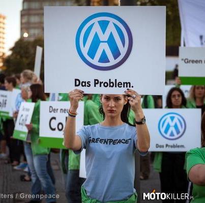 Das problem – Mimo iż ekologom Greenpeace chodzi głównie o spalanie Golfa VII, to ja jakoś niezbyt przepadam za VW i ten &quot;problem&quot; biorę na całokształt. 