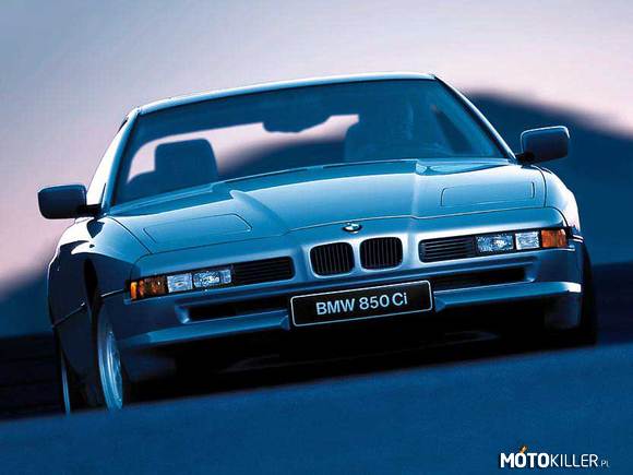 BMW 850 – A pamiętacie ten model ? Nie wiem jak wam ale mi się podoba nadal. 