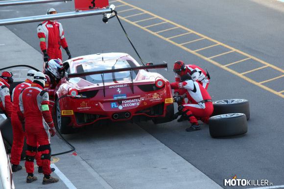 GT1 Ferrari Pit Stop –  