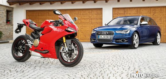 Audi S6 Avant i Ducati 1199 Panigale S – Kto by nie chciał by mieć takich zabaweczek 