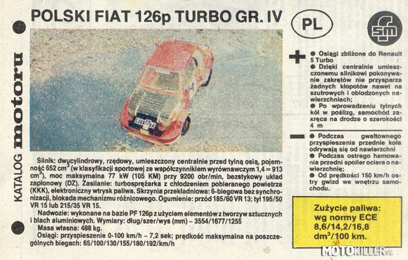 Fiat 126p TURBO GR –  