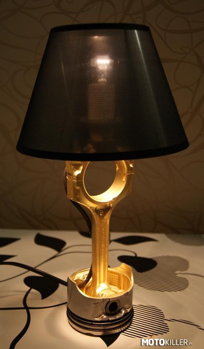 Ekskluzywna lampka dla moto maniaka –  