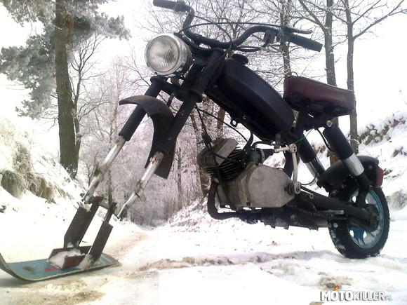 Znowu moja motorynka – Tym razem wersja zimowa 