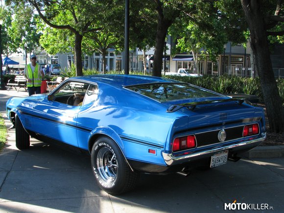 Piękny tył. Mustang Mach I rok 1972 – Moje nieosiągalne marzenie. 
