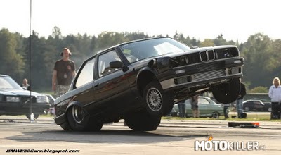 BMW E3O drag – Jest moc 