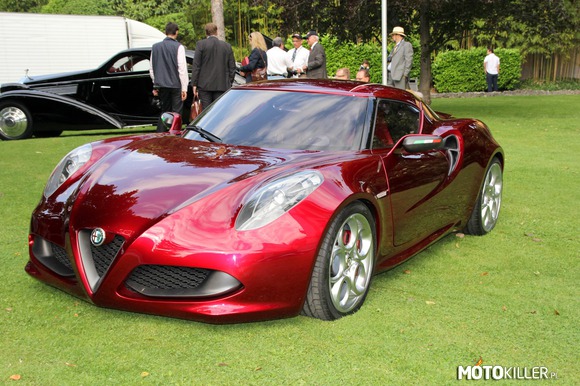 Alfa Romeo 4C (wlepka) – silnik: 1,7l turbo
moc: 200 KM
waga: 850kg
I ten styl! 