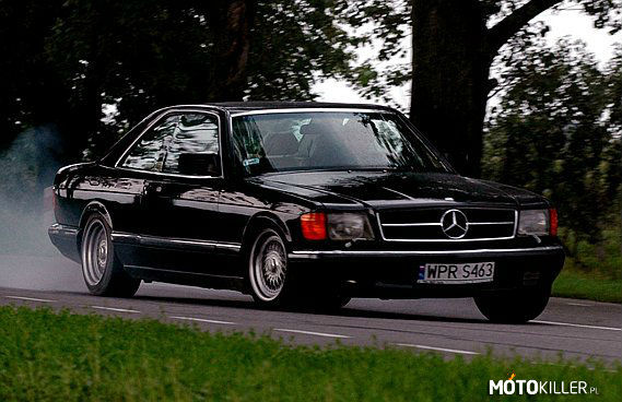 Mercedes 500 sec – Ktoś pamięta tą ślicznotkę z serialu odwróceni? 