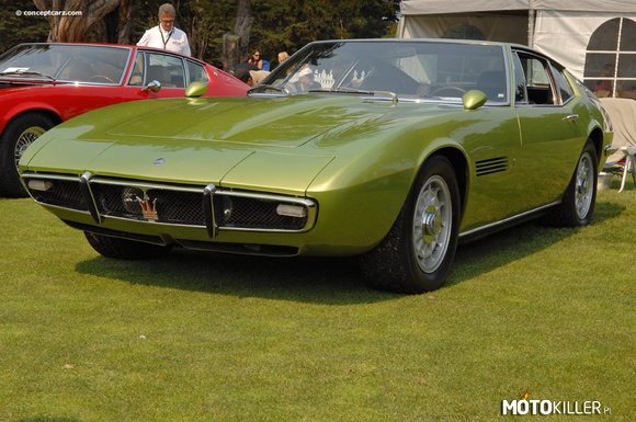 Maserati Ghibli – Chyba tu tego jeszcze nie widziałem.Klasyk samochodowy.Model był produkowany od 1967 do 1973 roku. W tym czasie powstało tylko 1150 egzemplarzy modelu. 