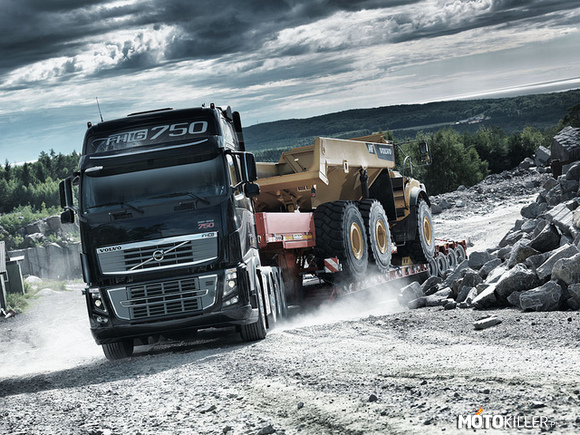 Volvo FH16 750 – Najmocniejsza ciężarówka 
Dysponuje mocą 750KM i momentem obrotowym 3550Nm. 