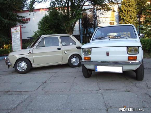 FIAT 126p – Kiedyś czteroosobowa rodzina z psem jeździła takimi na wczasy do Bułgarii a teraz do takiej samej rodziny trzeba mieć duże kombi albo vana 