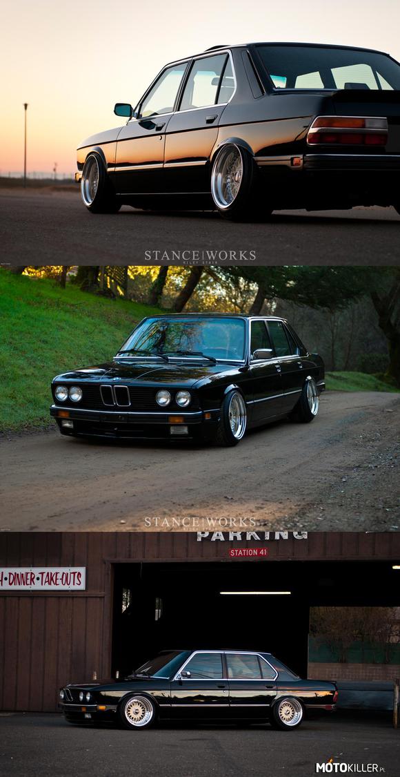 Black Beauty BMW E28 – Najważniejsza jest chęć i pasja. 