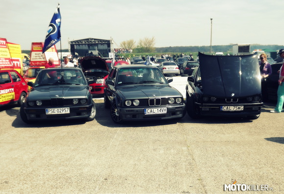 3 x E30 – Majówka BMW, Toruń 4.05.13 