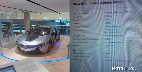 BMW i8 Concept – BMW zdecydowanie stawia na karbon. 