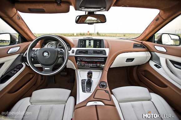 BMW 6 gran coupe – Piękna kolorystyka wnętrza BMW 