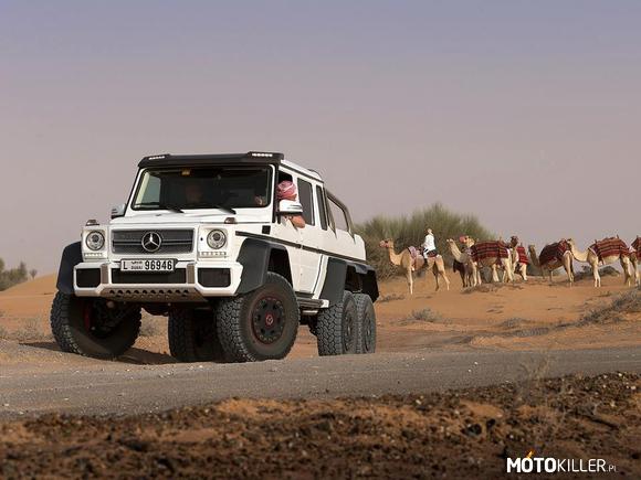 Mercedes G AMG 6x6 – czyli ogromna zabawka żeby poszaleć na pustyni 