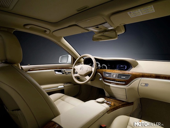 Wnętrze z Nowego Mercedesa S-Class – Nic dodać, nic ująć. 