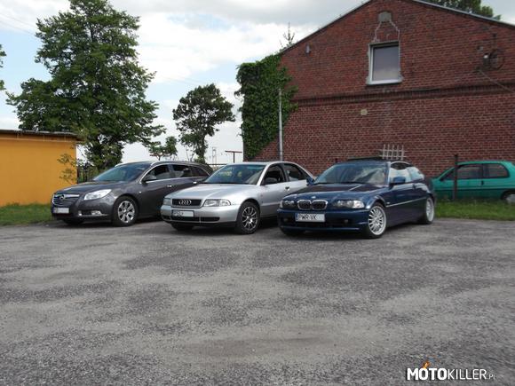 BMW e46 i Audi a4 szwagrów na zjezdzie rodzinnym –  