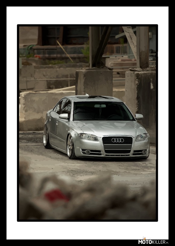 Audi A4 B7 Vector CZ.2 – Kolejna Praca, Jeżeli się podoba to skomentuj podeślę więcej swoich prac. Jeżeli chcesz  zobaczyć swoje auto wykonane w takiej grafice napisz: narian.b@gmail.com 