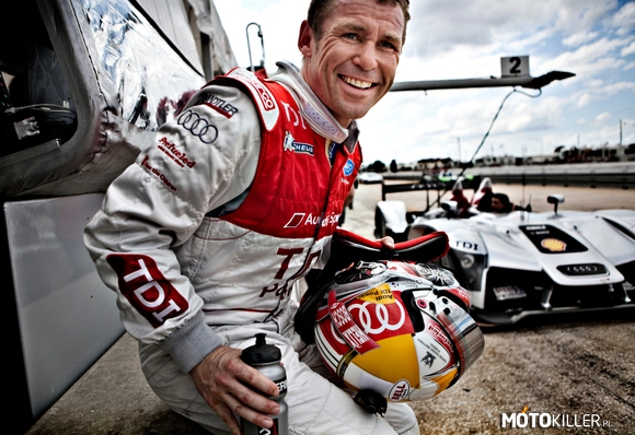 Tom Kristensen-kierowca,który wygrał swój 9 wyścig Le Mans – Brawa dla niego,innych kierowców z jego team&apos;u i całej jego drużyny. 