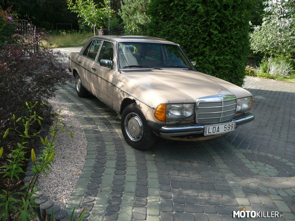 Beczka – Mój Mercedes W123 (beczka) 1983 r 