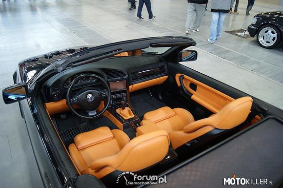 E36 Cabrio – Co powiecie na takie wnętrze? Według mnie idealne 
