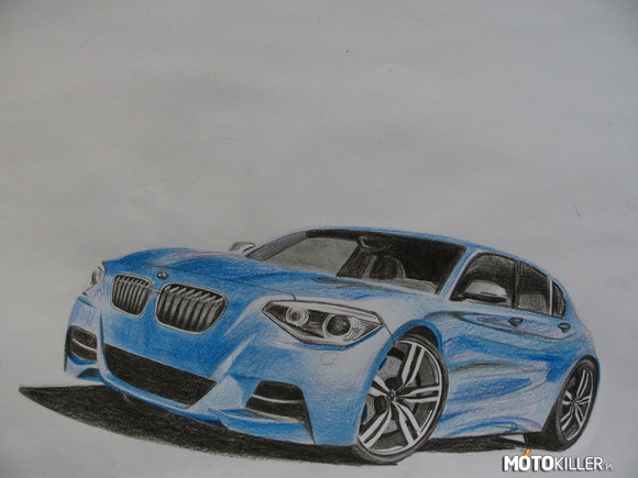 BMW – mój rysunek 