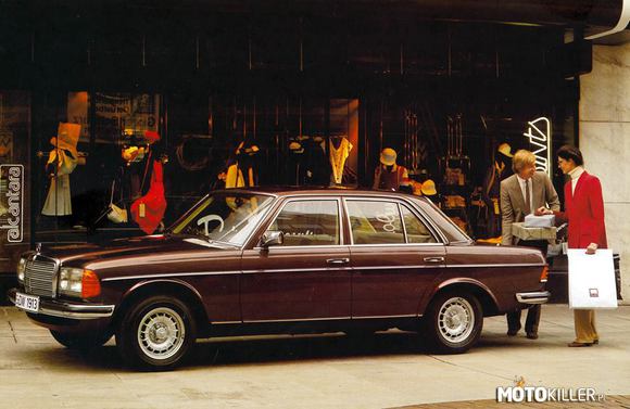 Legendarna Beczka – Mercedes W123 był w swoich latach nowoczesną, luksusową limuzyną. Na liście wyposażenia dodatkowego widniała m.in. półautomatyczna klimatyzacja, poduszka powietrzna dla kierowcy, ABS i automatyczna skrzynia biegów z tempomatem. W roku 1980 W123 był najchętniej kupowanym samochodem na rynku niemieckim. Wiemy, dlaczego &quot;Niemiec płakał jak sprzedawał&quot; 