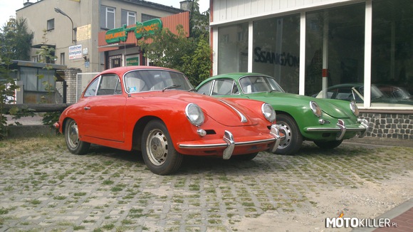 Porsche 356 – Napotkane w dwóch egzemplarzach przy ul. Marsa w Warszawie 