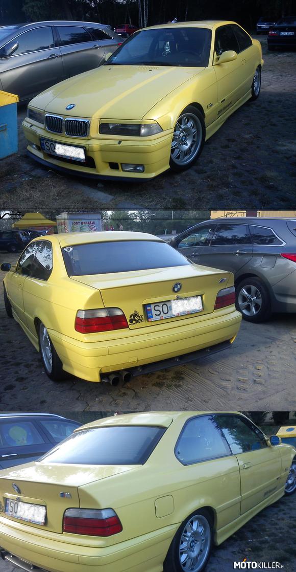 BMW e36 coupe – napotkana w Jaworznie na parkingu na sosinie 